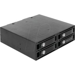 DELOCK 47233 - Marco extraíble 5,25 para 4x 2,5 SATA, SAS HDD, SSD 12 Gb