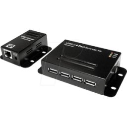 LOGILINK UA0252 - Extensión USB 2.0 Cat.5 máx. 50m con 4 puertos Hub
