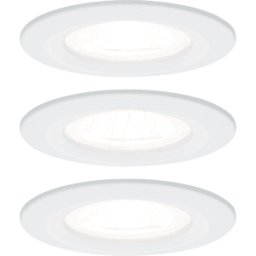 PAULMANN PLM 93478 - Luminaria empotrable led NOVA 3 x 6,5 W, 2700 K, blanco mate