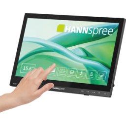 HANNSPREE HANNS-G HT165HPB - monitor táctil de 39.6cm, 1080p, vidrio templado