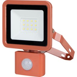 REV RITTER REV 2707614050 - Proyector LED, 10 W, 800 lm, 6500 K, IP44, Sensor de terracota
