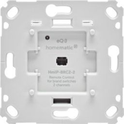 HOMEMATIC IP HMIP BRC2-2 - Interruptor de pared para interruptor de marca - 2 gangs