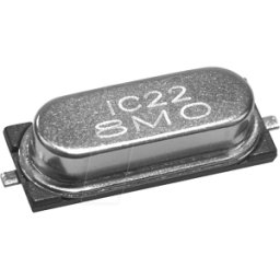 RED FREQUENCY IC22SMD16.0 - Cuarzo SMD, metal 16MHz ±20ppm, 30pF, 11.4mm x 4,6mm x 3,3mm