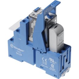 FINDER FIN 58.34.9 12V - Relé de acoplamiento con conexiones roscadas, 4 CO, 7 a, 12 V CC