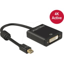 DELOCK 62603 - Adaptador DisplayPort, conector Mini DP 1.2 a conector hembra DV