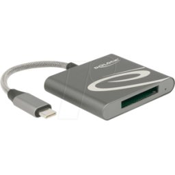 DELOCK 91746 - Lector de tarjetas, externo, XQD, Tipo-C..