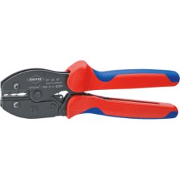 KNIPEX KN 97 52 37 - Alicate de crimpar, PreciForce®, conectores de tubo termorretr&a