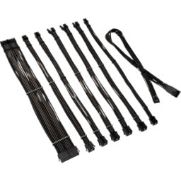 KOLINK 05730 - Juego de cables Kolink Core Pro 12V-2x6 Tipo 1 - negro/gris oscu