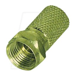 MAXTRACK MATR FF0/7GL - Twist-on F-plug, para cable de antena de Ø 7,0 mm