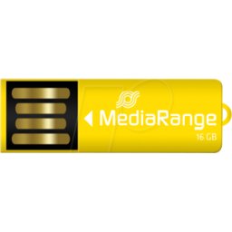 MEDIARANGE MR 976 - Memoria USB, USB 2.0, 16 GB, clip Nano Paper-Clip