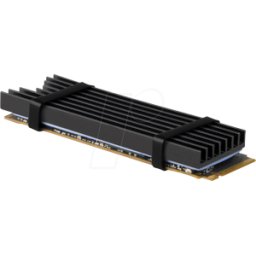 AXAGON AXG CLR-M2L6 - Disipador térmico para M.2 SSD 2280, 6 mm, negro