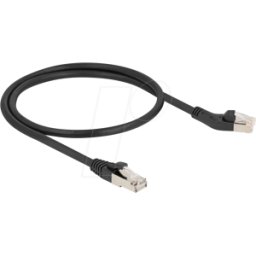 DELOCK 80598 - Cable de red RJ45 Cat.6A S/FTP macho 45° en ángulo izquierdo a m
