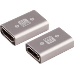 SHIVERPEAKS SHVP SP10-01056 - Adaptador HDMI hembra/hembra, 8 K 60 Hz metal