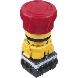 IDEC ID XW1ELV402Q4MF - Interruptor de parada de emergencia XW, 40 mm, 2 NC