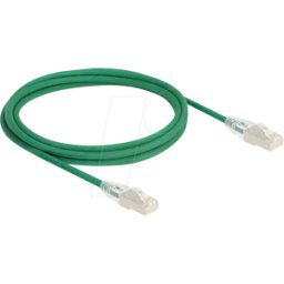 DELOCK 80366 - Cable de red RJ45 Cat.6A U/FTP Slim 2 m verde