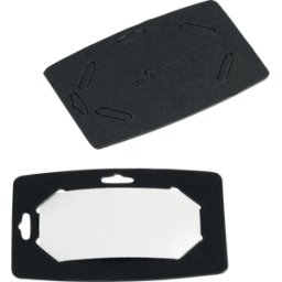 DURABLE 827201 - Placa de identificación, 40x75 mm, con placas de inserci&