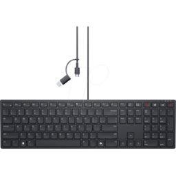 DELL KB525C - Teclado, USB/USB-C, negro, QWERTZ
