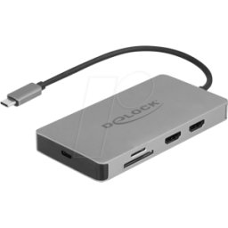 DELOCK 87004 - Estación de acoplamiento USB Type-C™ 4K
