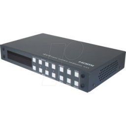 MATR HD44ML - MAXTRACK 4x4 matriz HDMI, 4K HDR + extracción de audio