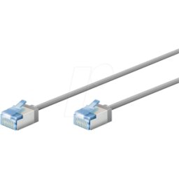 GOOBAY 74311 - Cable de interconexiones Cat.6a U/FTP super slim 7,5 m gris