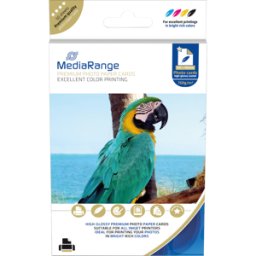 MEDIARANGE MR INK115 - Tarjetas de papel fotográfico de 100 x 150 mm, 150 g/m²,