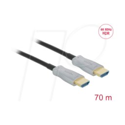 DELOCK 84136 - Cable óptico activo HDMI 4K 60 Hz 70 m