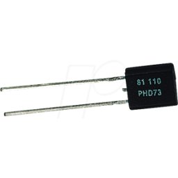 NXP KTY 81-120 - Sensor de temperatura, PTC, 1 kOhm, -55...+150 °C.
