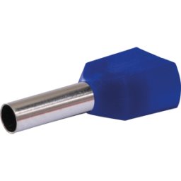 QUADRIOS QUAD 22C437 - Férulas gemelas 2,5 mm², azul 100 piezas