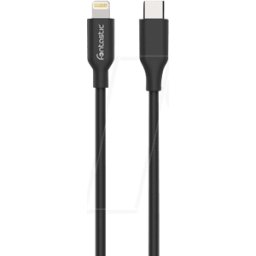 FONTASTIC 462009 - Cable de carga y sincronización, USB tipo C -> Lightning,