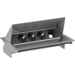 BACHMANN BACH 900.400 - CONJUNTO CONEO 3x contacto de seguridad 1x ABD, color plata