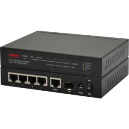 ROLINE 21143524 - Switch, 6 puertos, Gigabit Ethernet, PoE+, SFP