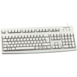 CHERRY G83UK USB - Teclado, USB, gris claro, Reino Unido