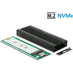 DELOCK 42600 - Caja externa para SSD M.2 NVMe PCIe, USB 3,1