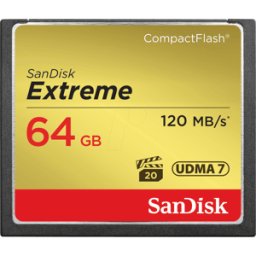 SDCFXSB-064G-G46 - Tarjeta de memoria CF 64GB, SANDISK Extreme 120MB/s.