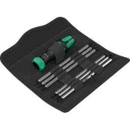 WERA 05051540001 - Llave de trinquete Vario con 6 cuchillas
