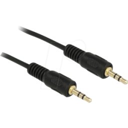 DELOCK 84001 - Delock Cable Audio DC jack 3.5 mm male / male 2.5 m