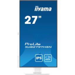 IIYAMA IIY XUB2797HSNW2 - Monitor de 69cm, 1080p, altavoz, USB dock, pivote
