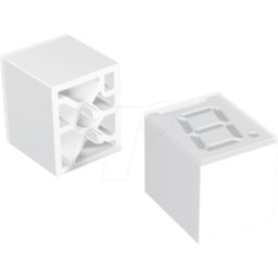 MENTOR MEN 2274.1006 - Pantalla de 7 segmentos 19x13x12,5 mm, dígitos 14,2 mm