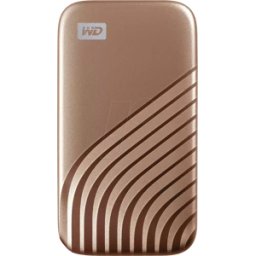 SANDISK WDBAGF0010BGD - WD My Passport SSD, Gold, 1 TB, USB-C 3.1