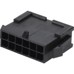 MOLEX 430201200 - Carcasa de crimpado Molex - Micro-Fit - 2 x 6 polos - conector m