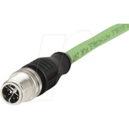 METZ CONNECT M12 ASL802 - Cable de conexión M12, 8 polos, 2m