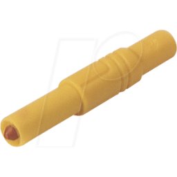 HIRSCHMANN TEST & MEASUREMENT LAS S G GE - Conector de seguridad, 1000 V-CAT III, amarillo