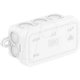 OBO BETTERMANN OBO 2000005 - Caja de conexiones de cable A 6, blanco puro
