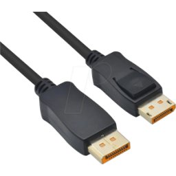 ROLINE 11046026 - Cable DisplayPort, 16K, 60Hz, negro, 2 m.