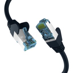 EFB-ELEKTRONIK EFB EC020200158 - Latiguillos, cable bruto Cat.7, PiMF S/FTP, 20 m, negro