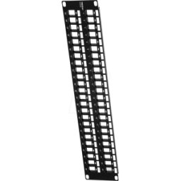 TRENDNET TRN TC-KP48 - Panel de conexiones de 19" para 48x módulo Keystone, negr