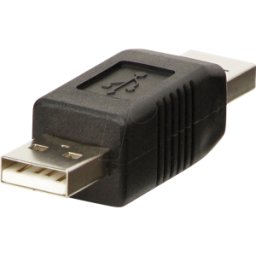 LINDY 71229 - Adaptador USB 2.0 a macho > a macho