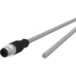 METZ CONNECT MC 142MMA10020 - Cable de sensor, M12, 5 polos, ac > extremo abierto, 2 m