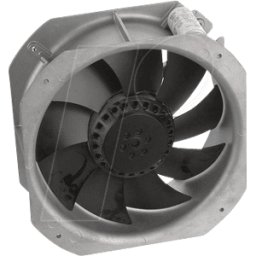 EBM-PAPST PAPST W2E200-H - Ventilador axial, 225 x 260 x 80 mm, 230 V CA, rpm: 2630
