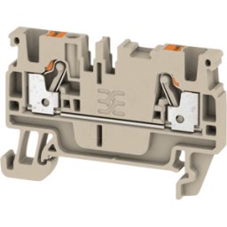 WEIDMÜLLER A2C 2.5 - Borne de paso Klippon® Connect, serie a beige